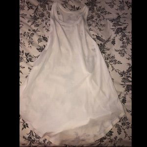 Lululemon white loose fitting Racerback- Size 8